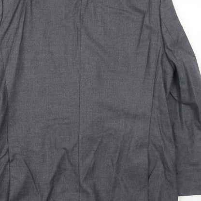 Mens UK Size 40 Hugo James Regular Grey Suit Jacket