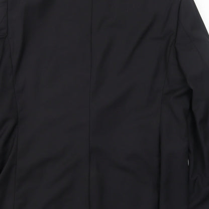 Mens UK Size 40 Goodsouls Regular Black Suit Jacket