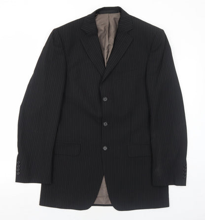 Mens UK Size 38 Marks and Spencer Regular Black Suit Jacket
