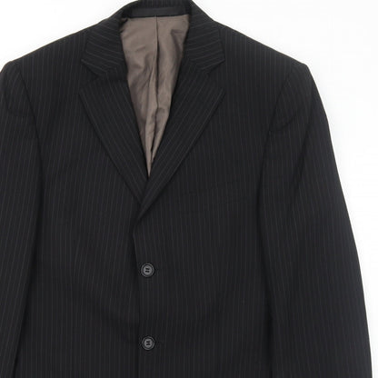 Mens UK Size 38 Marks and Spencer Regular Black Suit Jacket