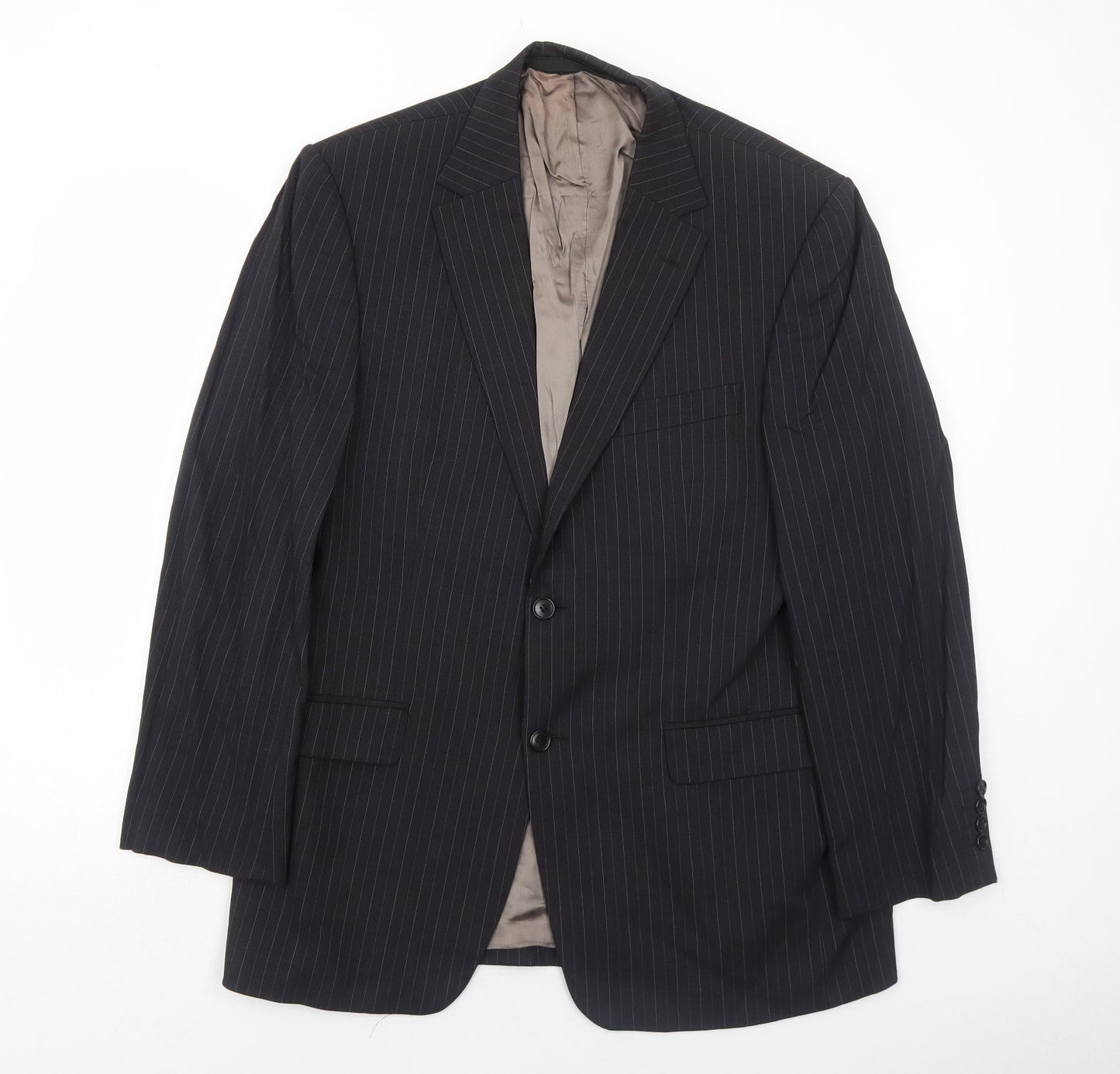 Mens UK Size 40 Marks and Spencer Regular Black Suit Jacket