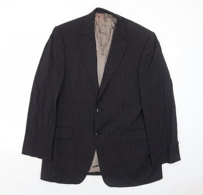 Mens UK Size 40 Marks and Spencer Regular Black Suit Jacket