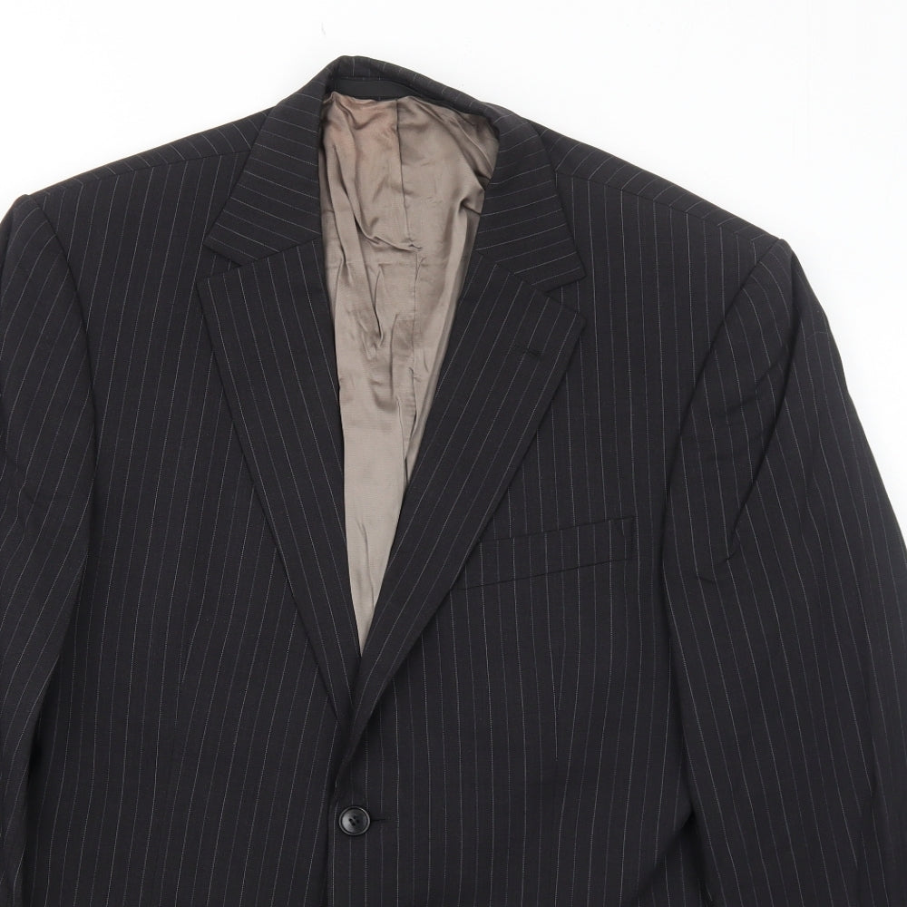 Mens UK Size 40 Marks and Spencer Regular Black Suit Jacket