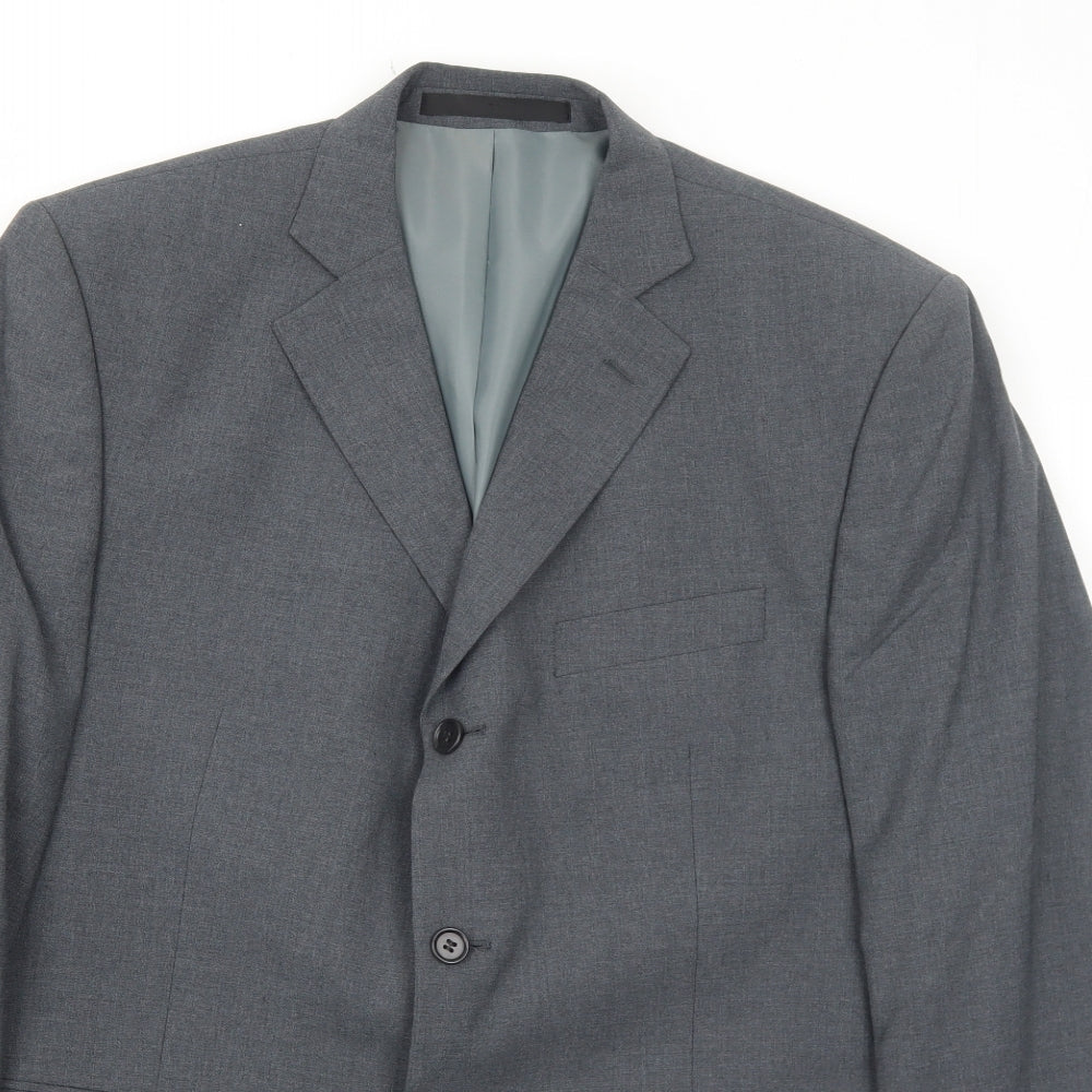 Mens UK Size 42 Marks and Spencer Regular Grey Suit Jacket
