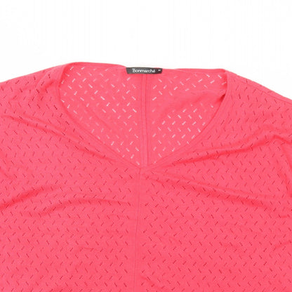 Womens UK Size M Bonmarché Pink Pullover Jumper