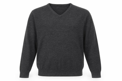 Mens UK Size L Easy Grey Pullover Jumper