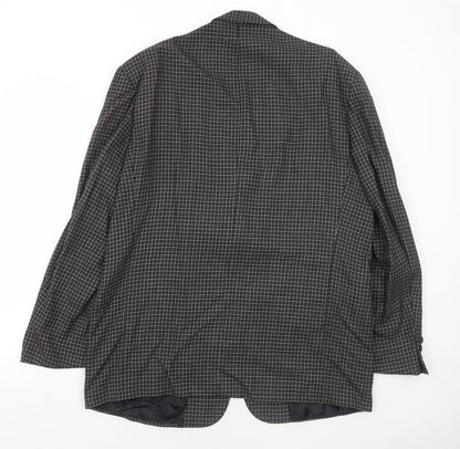 Mens UK Size 44 NEXT Regular Black Suit Jacket