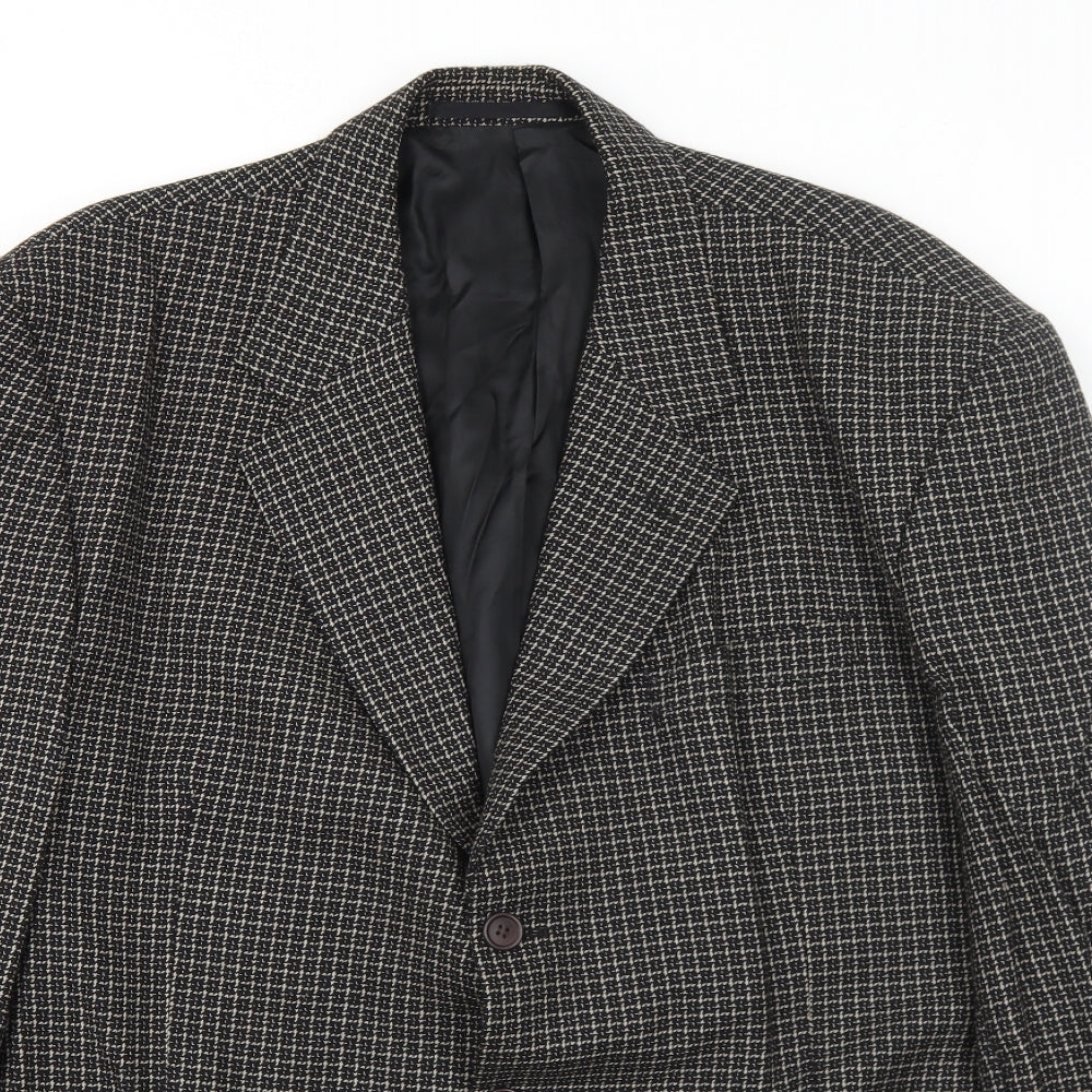 Mens UK Size 44 NEXT Regular Black Suit Jacket