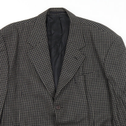 Mens UK Size 44 NEXT Regular Black Suit Jacket