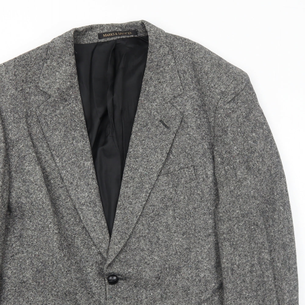 Mens UK Size 44 Marks and Spencer Regular Grey Suit Jacket