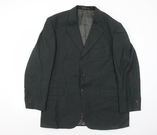 Mens UK Size 42 Marks and Spencer Regular Grey Suit Jacket