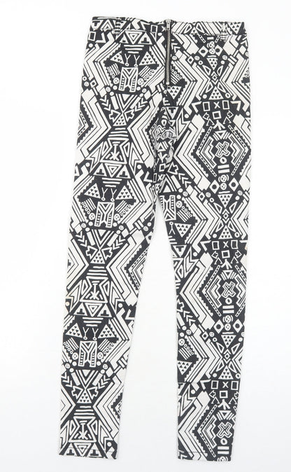 Womens UK Size 10 H&M Regular Fit Skinny Black Jeans