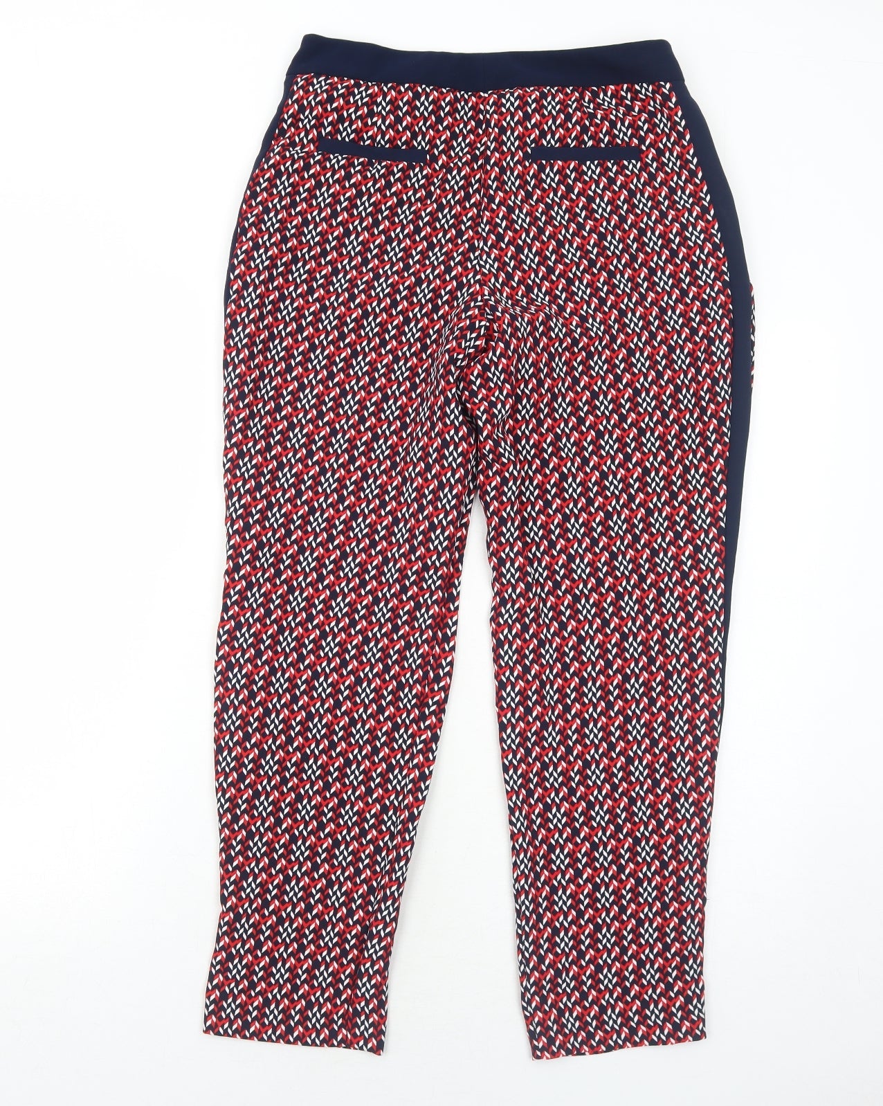 Womens UK Size 10 Marks and Spencer Regular Fit  Red Trousers