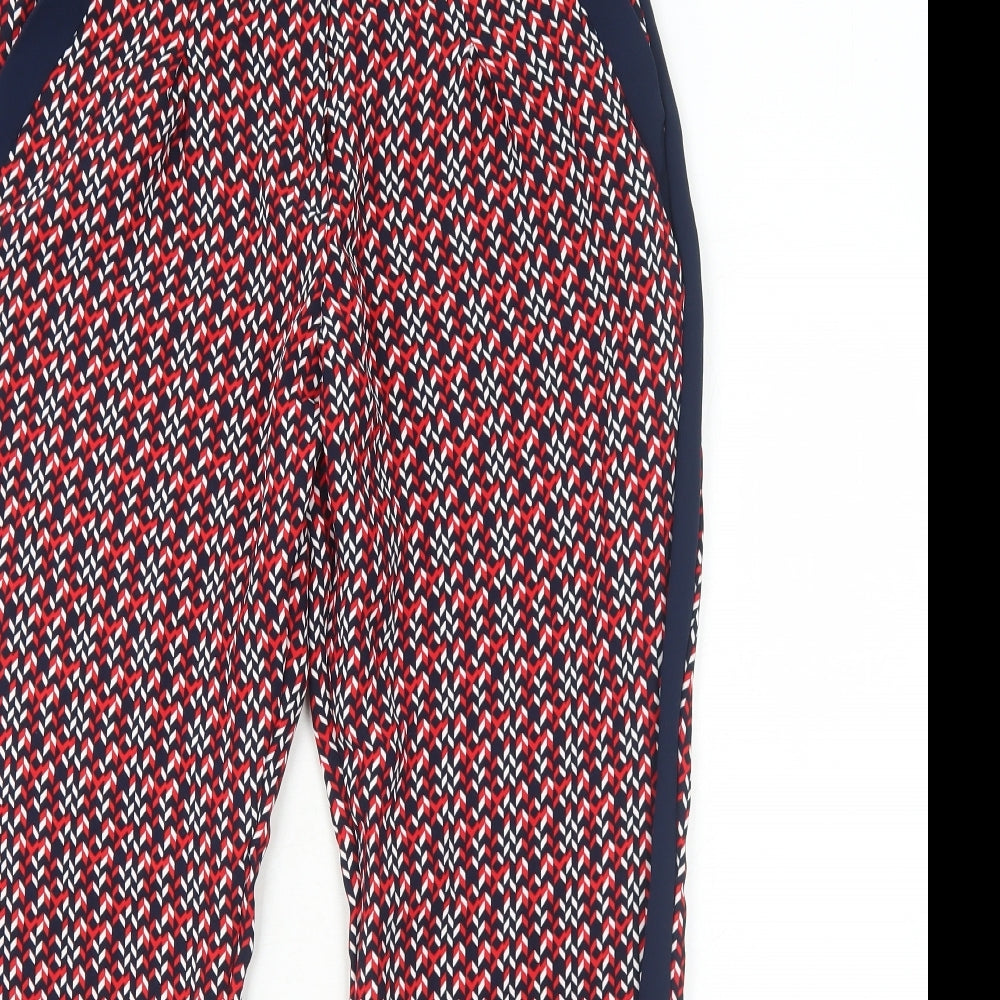 Womens UK Size 10 Marks and Spencer Regular Fit  Red Trousers