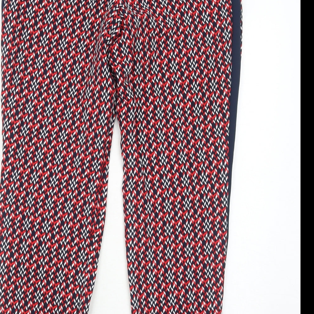 Womens UK Size 10 Marks and Spencer Regular Fit  Red Trousers