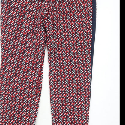 Womens UK Size 10 Marks and Spencer Regular Fit  Red Trousers