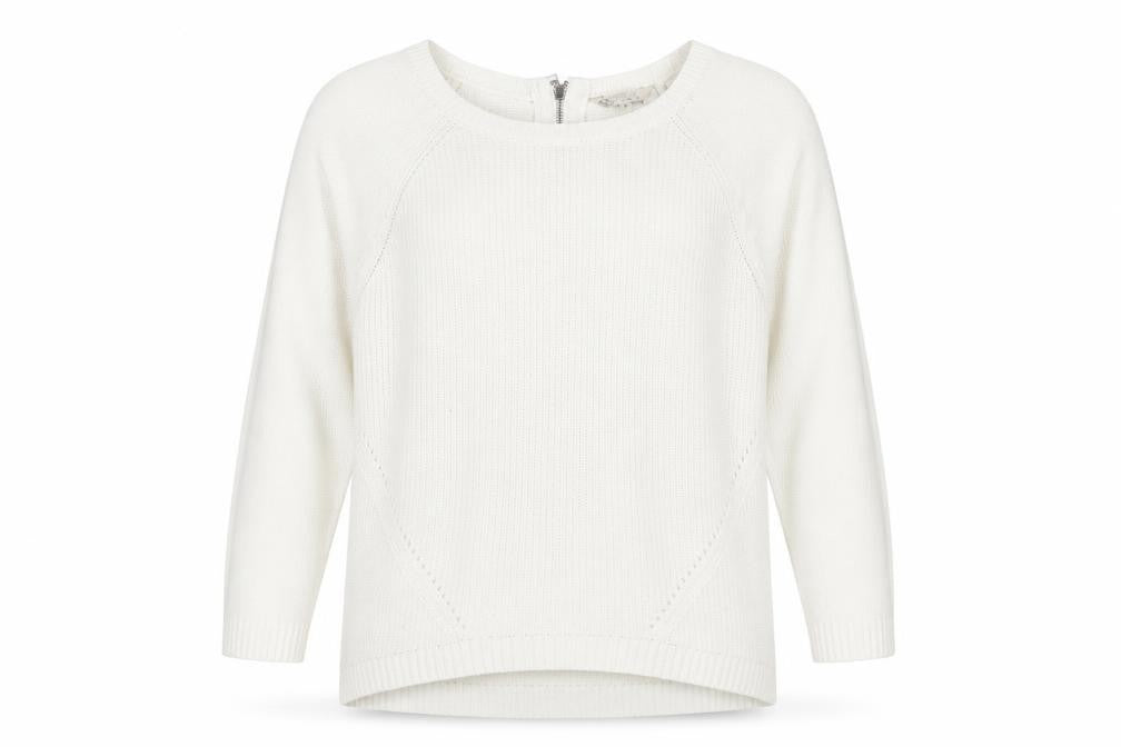 Womens UK Size 16 M&Co White Pullover Jumper