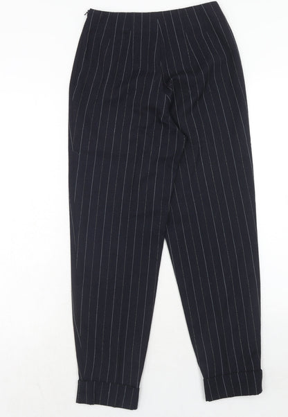 Womens UK Size 8 Esprit Regular Fit Carrot Blue Trousers