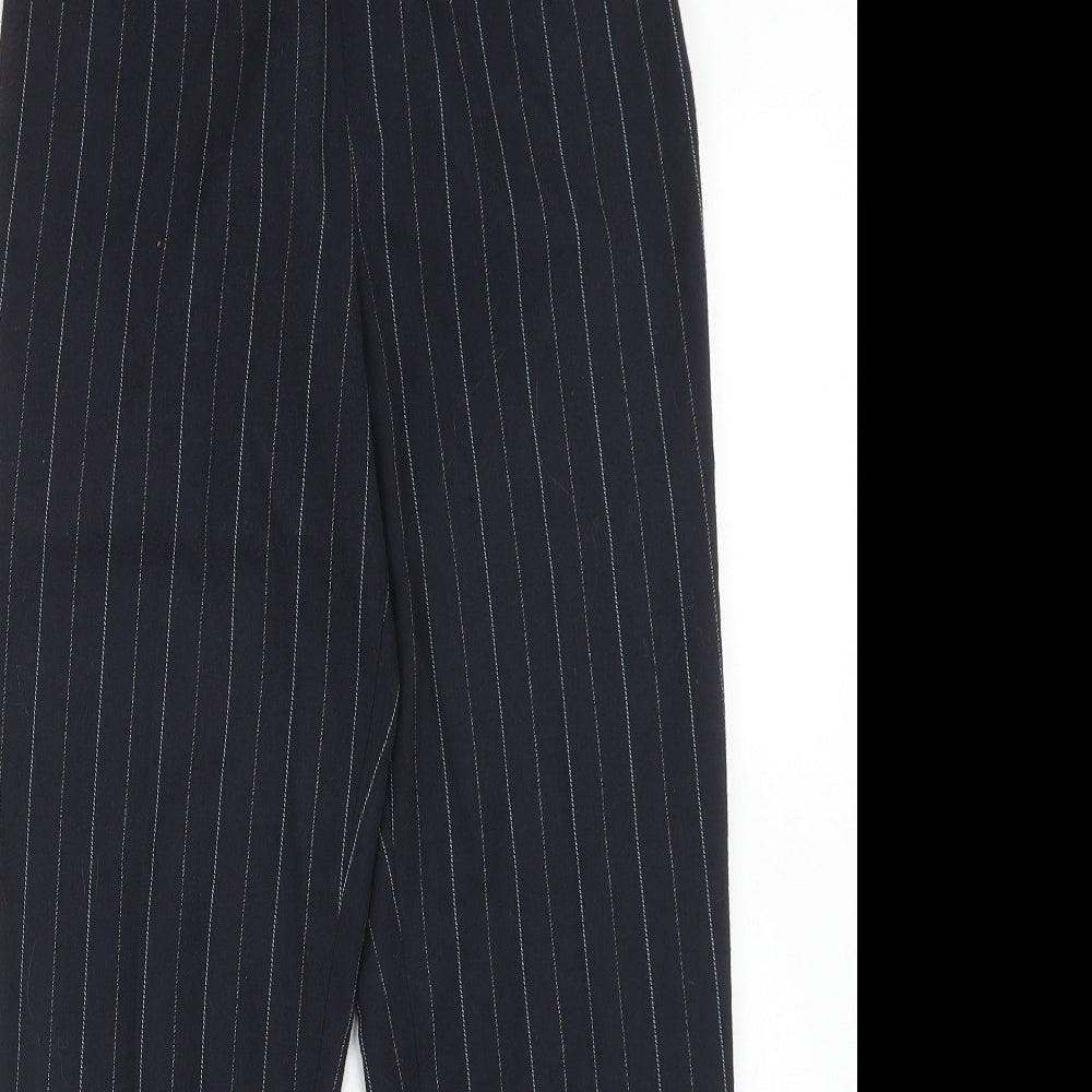Womens UK Size 8 Esprit Regular Fit Carrot Blue Trousers