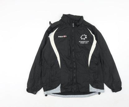 Mens UK Size S Macron Black Jacket