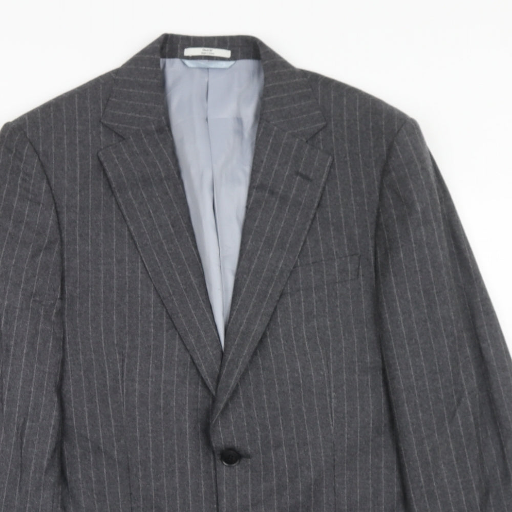 Mens UK Size 36 Marks and Spencer Regular Grey Suit Jacket