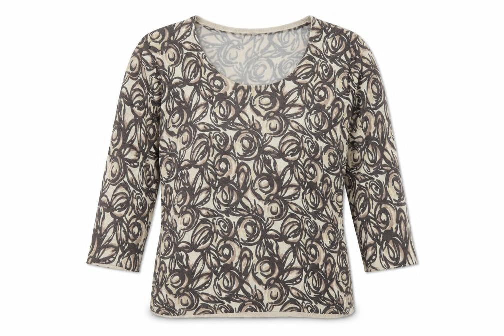 Womens UK Size 12 Alex & Co. Brown Pullover Jumper