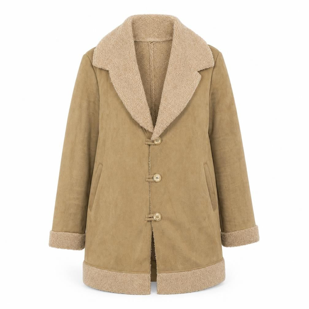 Womens UK Size 10 In the Style Brown Overcoat