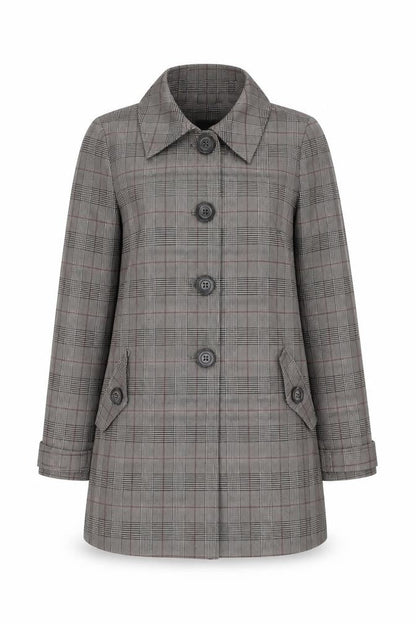 Womens UK Size 8 H&M Grey Trench Coat