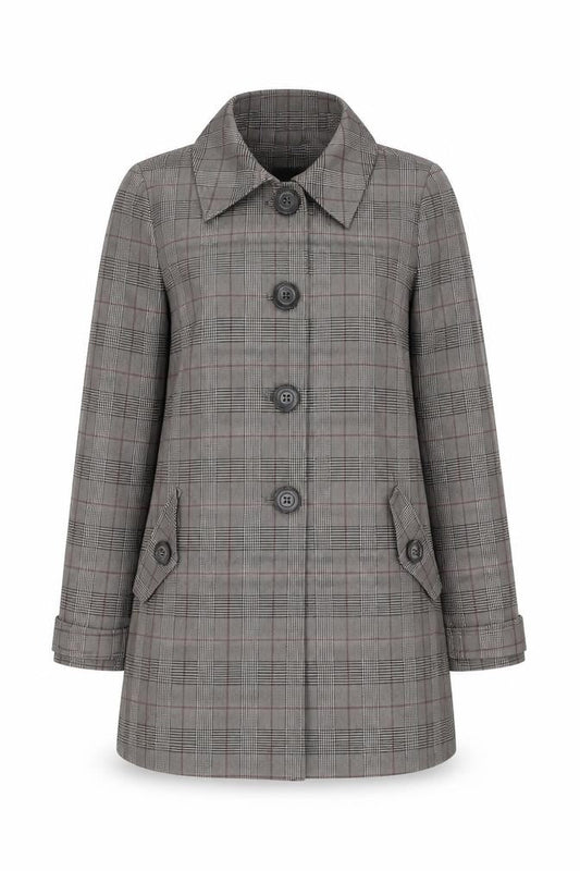 Womens UK Size 8 H&M Grey Trench Coat