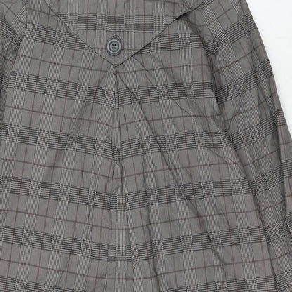 Womens UK Size 8 H&M Grey Trench Coat