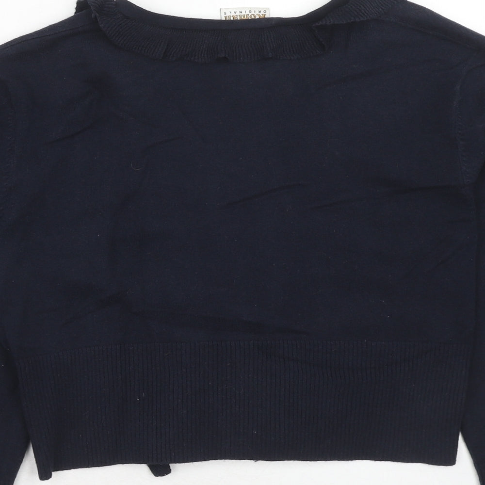 Womens UK Size S Roman Blue Cardigan Jumper