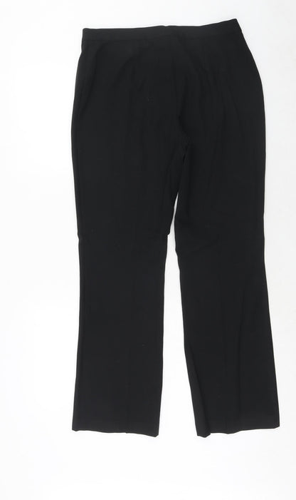 Womens UK Size 14 Marks and Spencer Regular Fit  Black Trousers