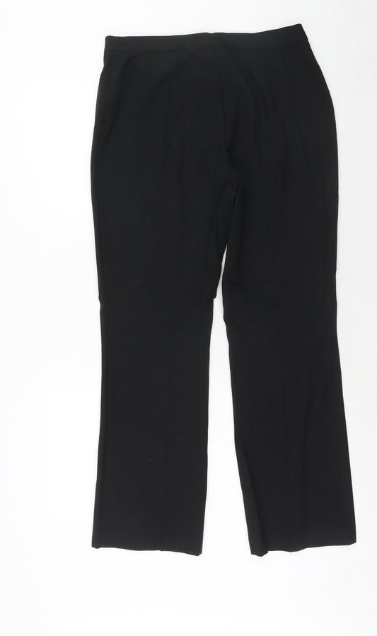 Womens UK Size 14 Marks and Spencer Regular Fit  Black Trousers