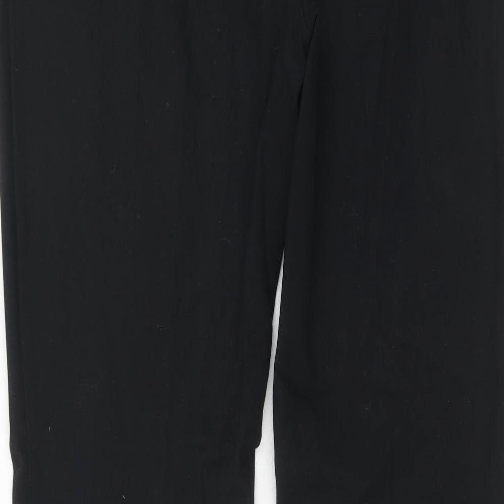 Womens UK Size 14 Marks and Spencer Regular Fit  Black Trousers