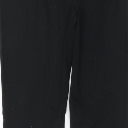 Womens UK Size 14 Marks and Spencer Regular Fit  Black Trousers