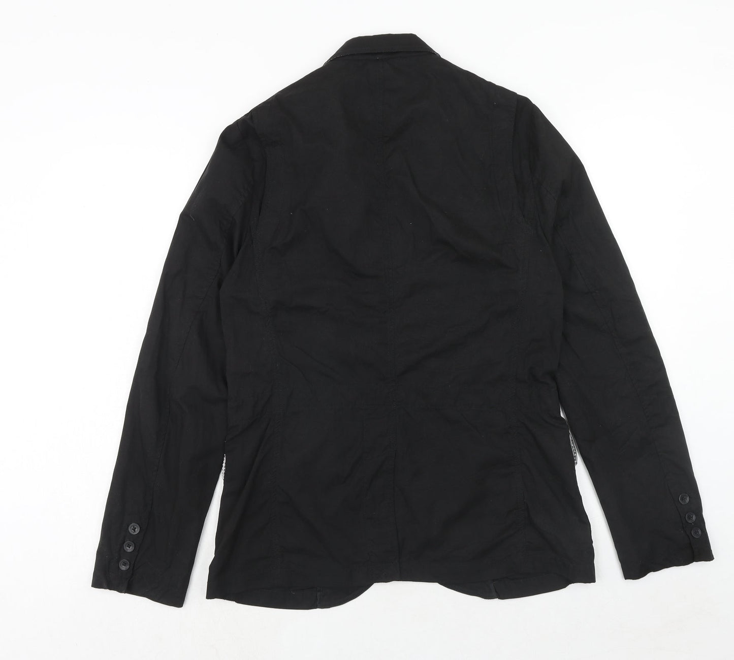 Sawyers + Hendricks London Womens Black Jacket Blazer Size M Button
