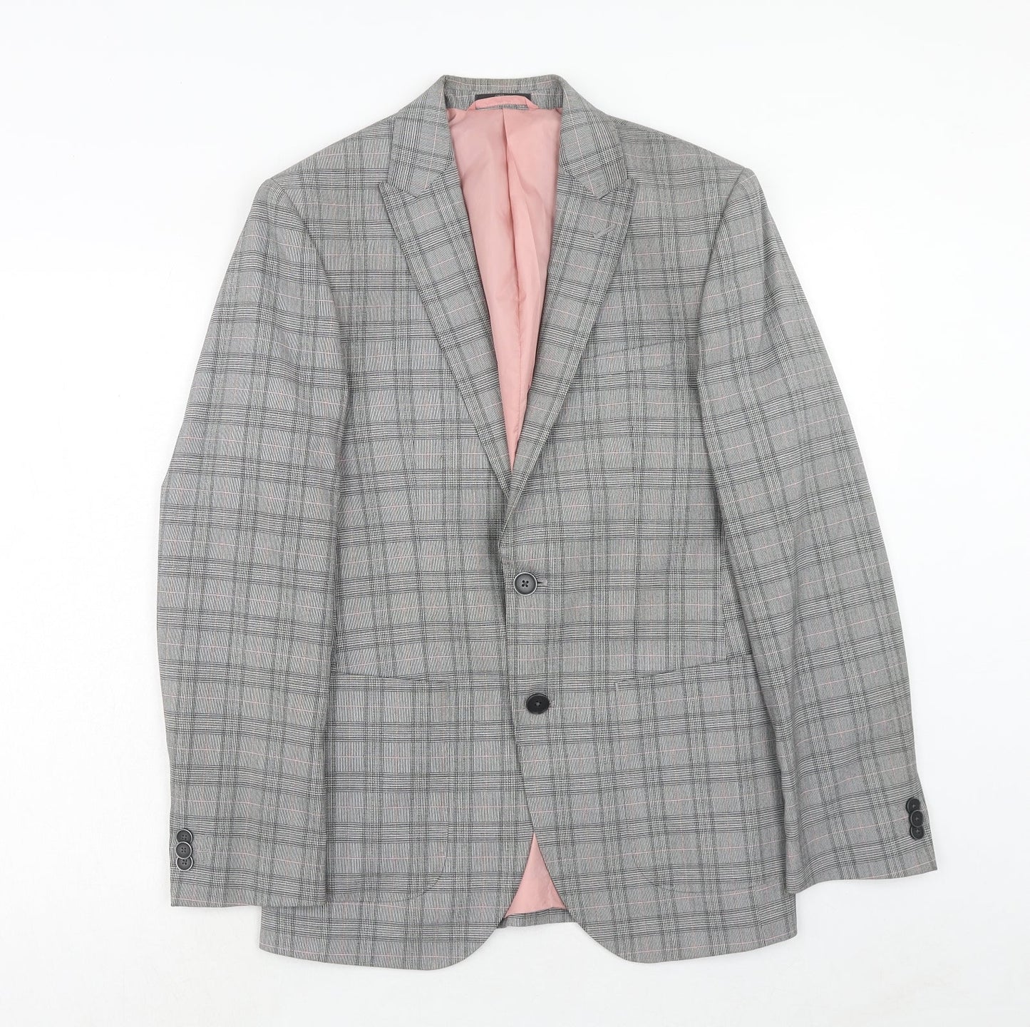 Mens UK Size 36 Marks and Spencer Regular Grey Suit Jacket