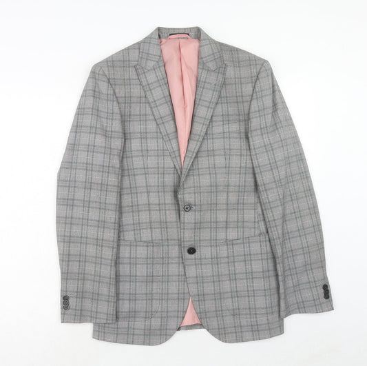 Mens UK Size 36 Marks and Spencer Regular Grey Suit Jacket