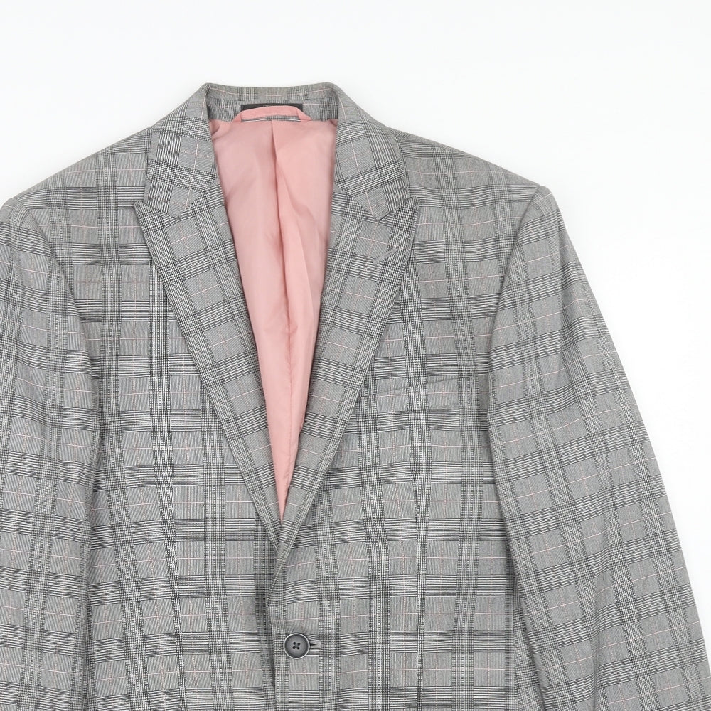 Mens UK Size 36 Marks and Spencer Regular Grey Suit Jacket