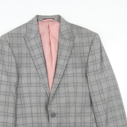 Mens UK Size 36 Marks and Spencer Regular Grey Suit Jacket