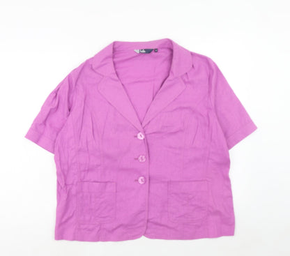 Womens UK Size 22 EWM Purple Jacket