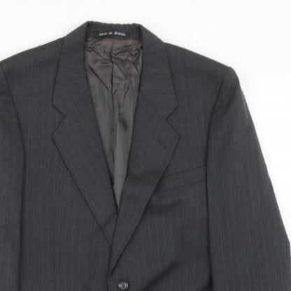 Mens UK Size 38 Chatsworth Regular Grey Suit Jacket