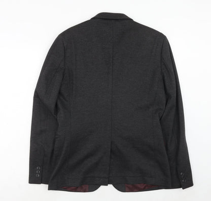 Mens UK Size 38 H&M Regular Black Suit Jacket