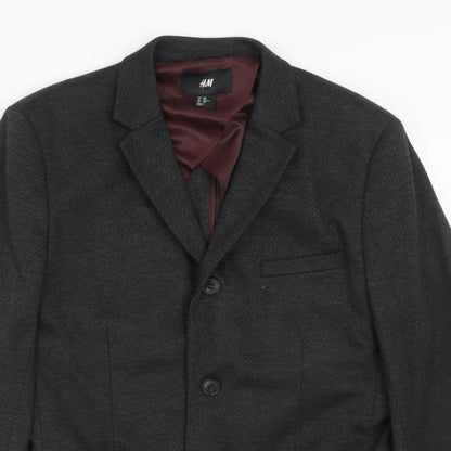 Mens UK Size 38 H&M Regular Black Suit Jacket