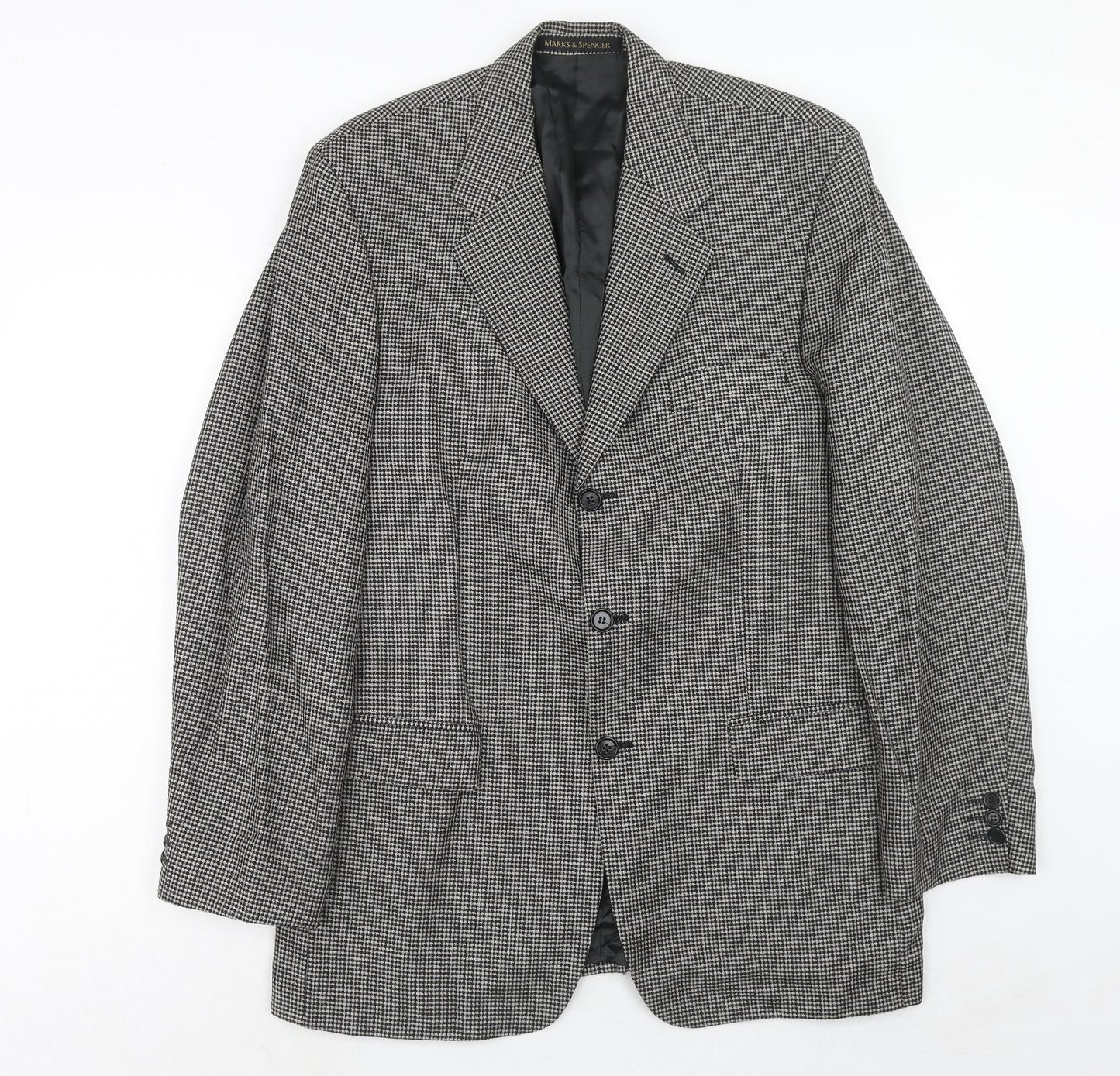 Mens UK Size 40 Marks and Spencer Regular Grey Suit Jacket