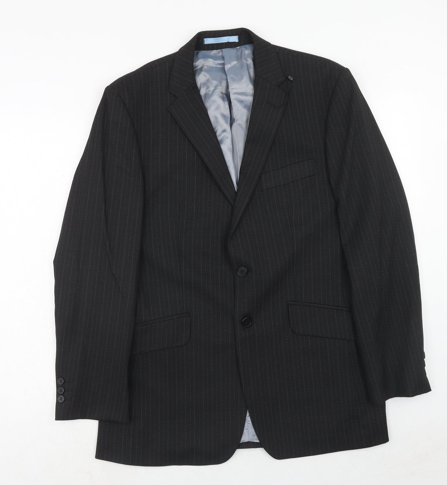 Mens UK Size 38 Burton Regular Black Suit Jacket