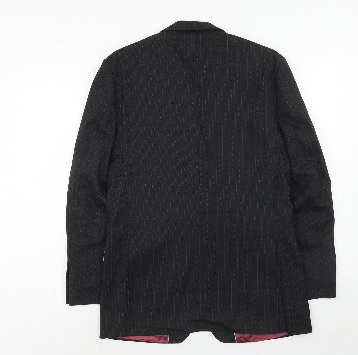 Mens UK Size 38 Burton Regular Black Suit Jacket