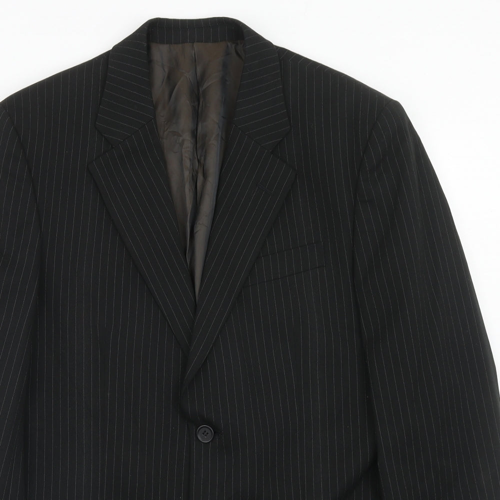 Mens UK Size 38 Taylor & Reece Regular Black Suit Jacket