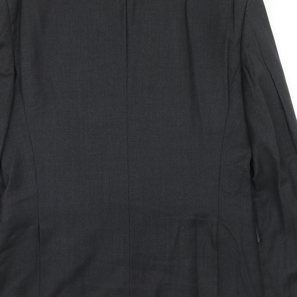 Sportscraft Mens Grey Wool Jacket Suit Jacket Size 38 Regular