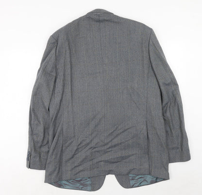 West Brook Mens Grey Wool Jacket Suit Jacket Size 42 Regular